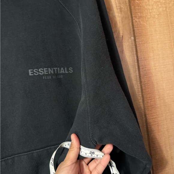 Essentials Fear of God Black Hoodie - Picture 8 of 12